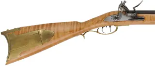 Contemporary Longrifle,
.40 caliber 36" Green Mountain barrel,
large Siler flintlock, maple, brass, used